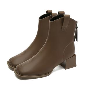 FOXER Женские полусапожки хаки, черные — хаки, цвет Khaki