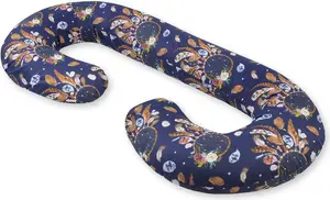 Подушка для беременных тип С, съемный чехол, подушка для беременных, для кормления грудью - ловец снов Bobono