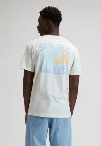 Футболка с летним принтом Lee, Ecru