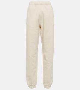 Спортивные брюки Penny из хлопкового флиса THE ATTICO, нейтральный