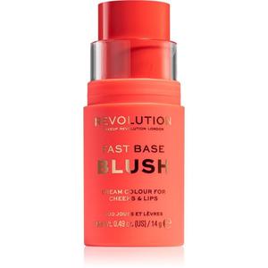 Makeup Revolution Fast Base тонирующий бальзам для губ и щек оттенка Bloom 14 г