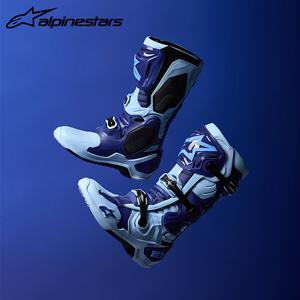 ALPINESTARS PROTECTS Мотоциклетные ботинки Xingyueyezhuan T10 Trail, антиударные, гоночная экипировка, всесезонные мужские, лимитированная серия 7217, размер 44.5