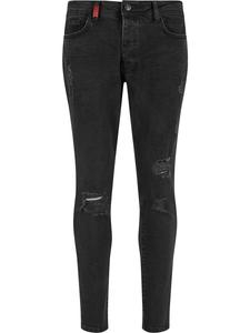 Джинсы 2Y Studios черного цвета с потертостями 2Y Studios