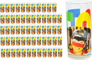 Набор из 60 стаканов для воды, татуировка на лице LUMINARC