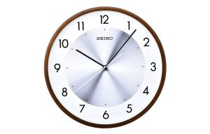 SEIKO Часы Quartz Movement Polyester Plastic Shell Wall Clock Unisex White QXA615B