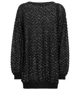 Топ с пайетками Missoni, черный