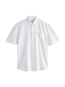 Next Рубашка на пуговицах Regular fit в белом цвете