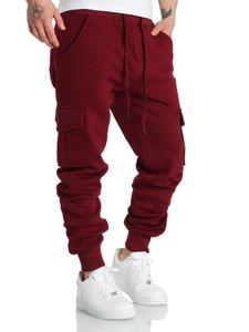 Брюки-Карго Amaci&Sons, бордовый