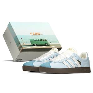 Кроссовки adidas Vl Court Skateboarding Shoes Unisex Low-top White/blue, синий/белый