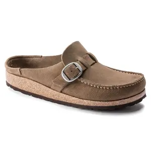 Женские замшевые тапочки Buckley Birkenstock, Grey Taupe