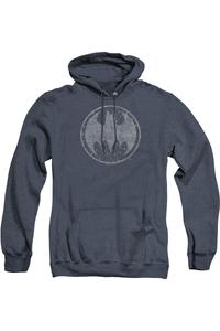 Batman Starry Night Shield для взрослых Heather Hoodie / Толстовка с капюшоном Gildan, темно-синий