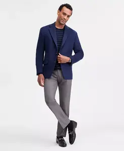 Мужской классический пиджак из шерстяной смеси Luxury Sport Coat Michael Kors, синий