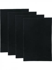 Erwin Müller Набор из 4 хлопковых махровых кухонных полотенец, черный