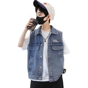 Детский жилет с лацканами Moderate EASTERN CAMEL, синий