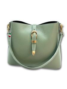 Кожаная сумка через плечо Florence, цвет шалфейный, примерно 23 см Florence