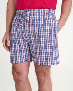 Мужские короткие пижамные штаны из ткани синего цвета El Búho Nocturno