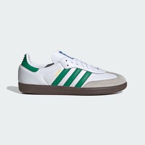 Обувь Samba OG Adidas, цвет Cloud White/Green/Supplier Colour