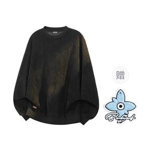 Свитшот Unisex Crew Neck Moderate Heavyweight WARRIOR, черный[free diy badge]