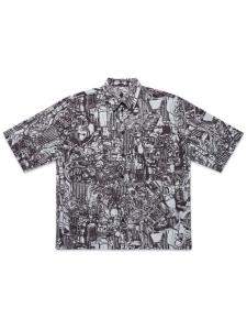 Рубашка AOP Marcelo Burlon County of Milan, серый