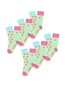 Носки UNABUX  GRUMBLE IN THE JUNGLE, светло-зеленый