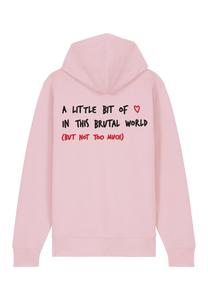 Толстовка на молнии BRUTAL BACK EMBROIDERY Mira Paris, фуксия