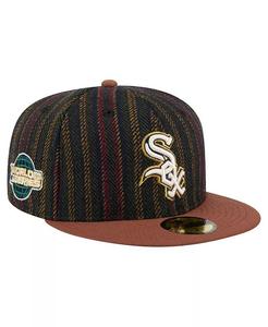 Мужская коричневая бейсболка Chicago White Sox Vintage Herringbone 59FIFTY Fitted Hat New Era