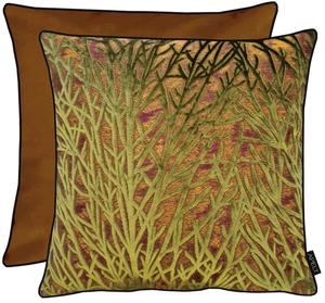 Наволочка Apelt зеленый, коричневый ширина/длина: 46/46 см