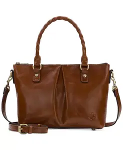 Средняя сумка кроссбоди Zora Top Handle с верхней ручкой Patricia Nash, коричневый