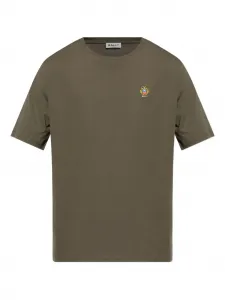 Футболка с вышитым гербом Bally, зеленый
