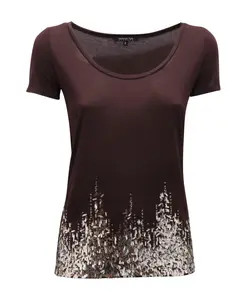 Шерстяной свитер с пайетками Patrizia Pepe, фиолетовый