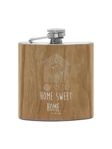 Mr. & Mrs. Panda Фляжка Flachmann Seekuh Happy mit Spruch in Braun