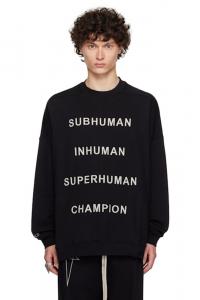 Черная толстовка Champion Edition Jumbo Rick Owens
