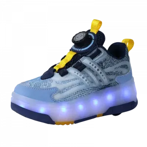 Износостойкие, дышащие, нескользящие, противоударные уличные кроссовки kids' BKG, темно-синий