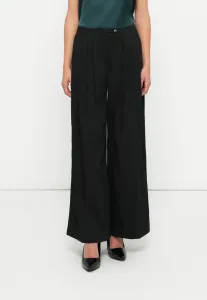 Брюки vmtrine с очень широкими складками Vero Moda, Black