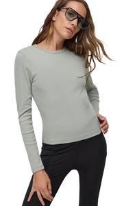 No Matter What Лонгслив в пастельно-зеленом цвете