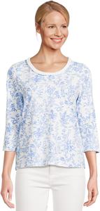 Топ Lilly Pulitzer Paulson Knit Top, Resort White Tall Tales