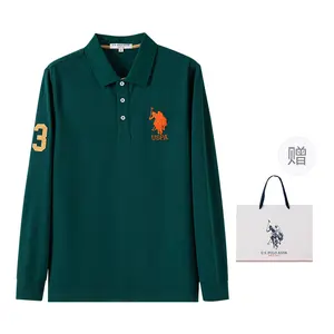 Футболка поло U.S. Polo Assn., темно-зеленый