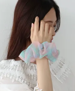 Резинка для волос Three Four Time/Sheer Check, цвет Pink