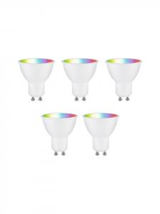 Комплект из 5 светодиодных отражателей ZB RGBW we GU10 350 лм 2200K-6500K диммирование 230 В F Paulmann