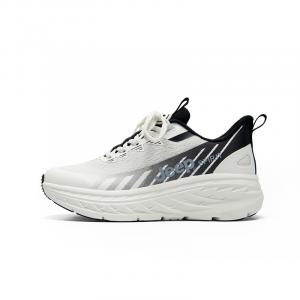 JEEP SPIRIT Амортизирующие, противоскользящие, износостойкие, дышащие и легкие низкие кроссовки для бега женские White Black, цвет White Black