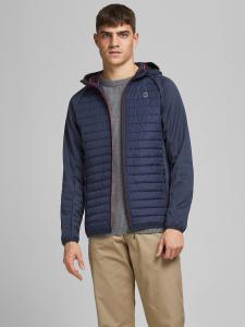 Куртка Jack & Jones Softshell Stepp Jacke mit Kapuze JJEMULTI, темно синий