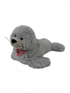 Мягкая игрушка "Аки" серого цвета