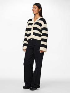 Кардиган Pieces Nalini, цвет creme/schwarz