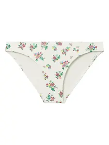 Плавки бикини с принтом Tory Burch, нейтральный