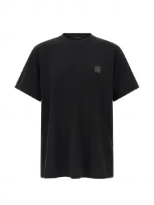 Футболка с нашивкой-логотипом компас Stone Island, черный