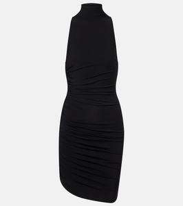 Мини-платье Piazza gathered Jacquemus, черный