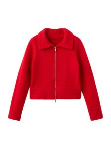 Вязаный кардиган MANGO Tomatoe, красный