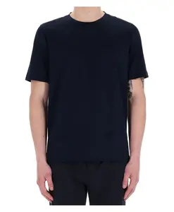 Синяя футболка из мерсеризованного хлопка Barba, синий