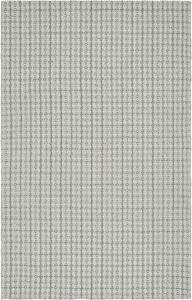 Ковер для пола SAFAVIEH, 267 x 366 см, South Hampton Collection Silver SHA241C ручной работы плоского плетения в клетку