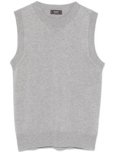 Peserico топ с эффектом металлик, серый